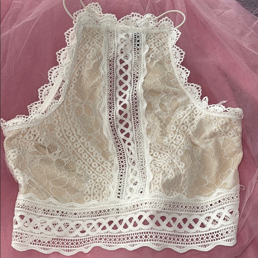 Knit crop top
